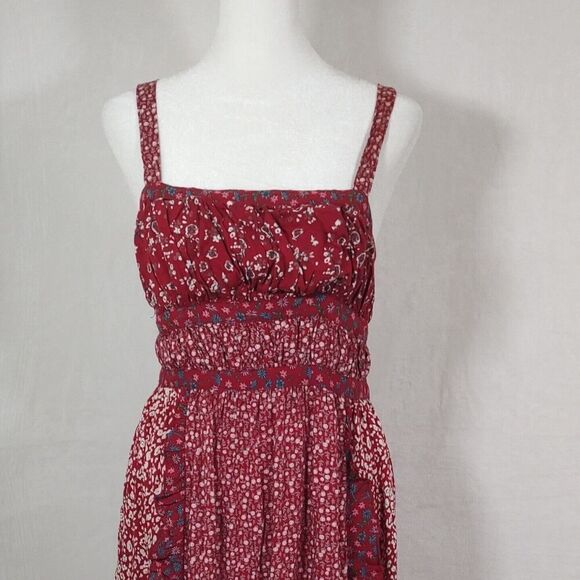 Free People Dresses & Skirts - Free People Womens Yesica Floral Ruffled Maxi Dress Size US 6